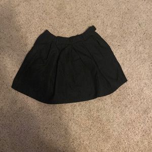 Hot topic black pleated skirt